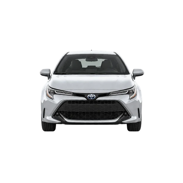 silver 2027 Toyota Corolla Hatchback front view