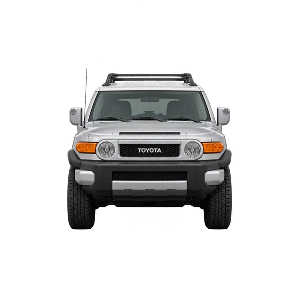 silver 2013 Toyota FJ Cruiser front view