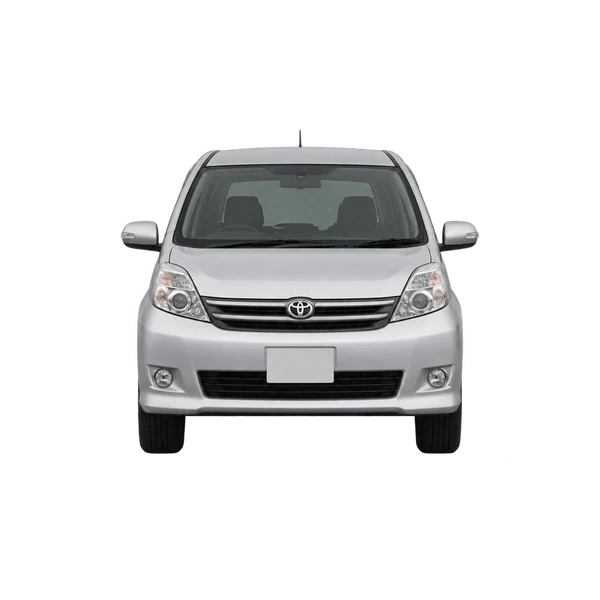 silver 2010 Toyota Isis front view