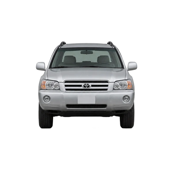 silver 2005 Toyota Kluger front view