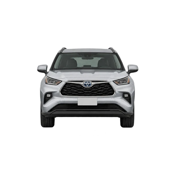 silver 2020 Toyota Kluger front view