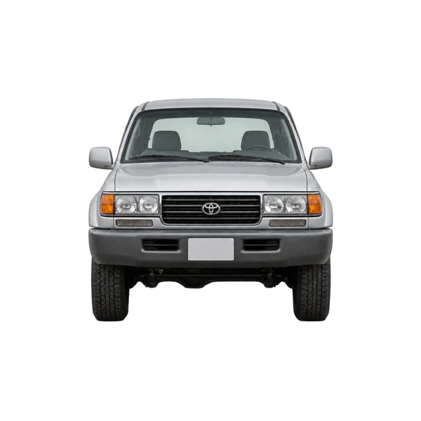 silver 1995 Toyota Land Cruiser front view