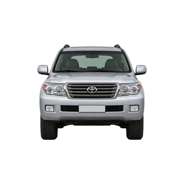 silver 2010 Toyota Land Cruiser LC3 D-4D A front view