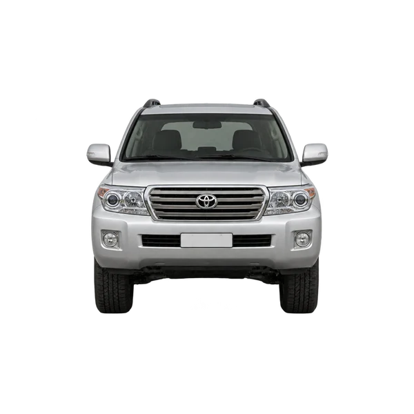 silver 2010 Toyota Land Cruiser LC4 D-4D A front view