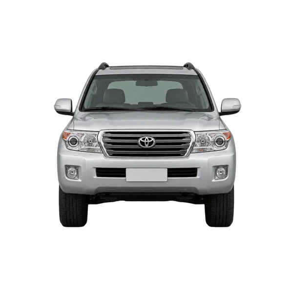 silver 2010 Toyota Land Cruiser LC5 D-4D A front view