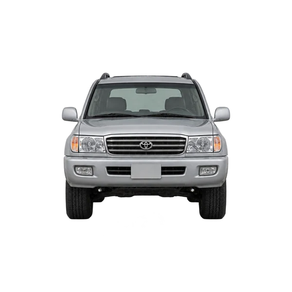 silver 2000 Toyota Landcruiser 100 4.2Tdasrw front view