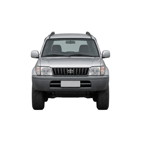 silver 2000 Toyota Landcruiser 90 3.0TDA front view
