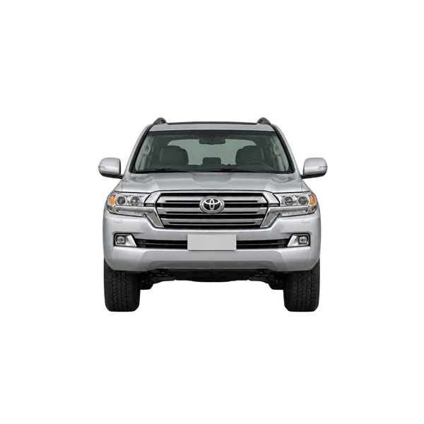 silver 2015 Toyota Landcruiser V8 front view