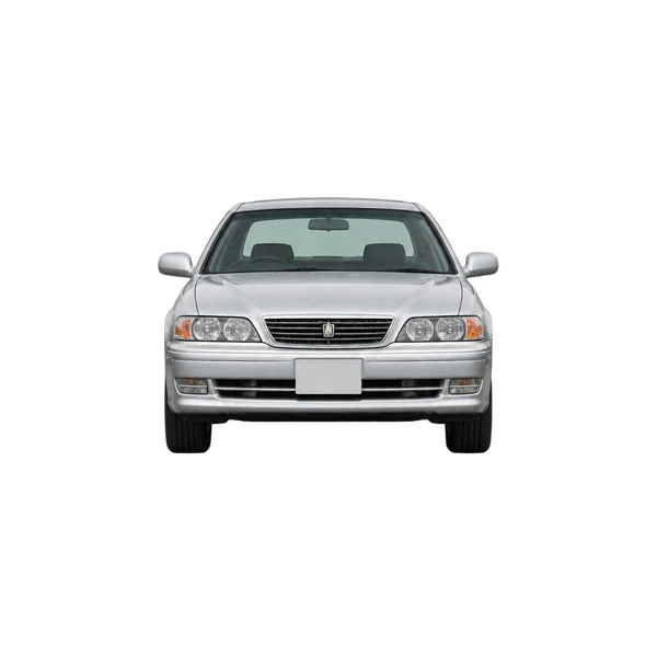 silver 2000 Toyota Mark II front view