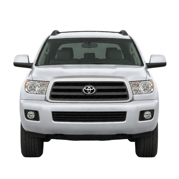 silver 2017 Toyota Sequoia front view