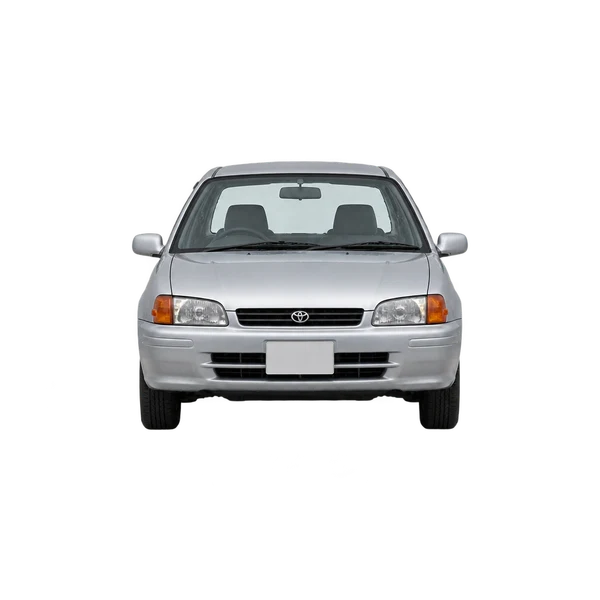 silver 1995 Toyota Starlet 1.3I front view