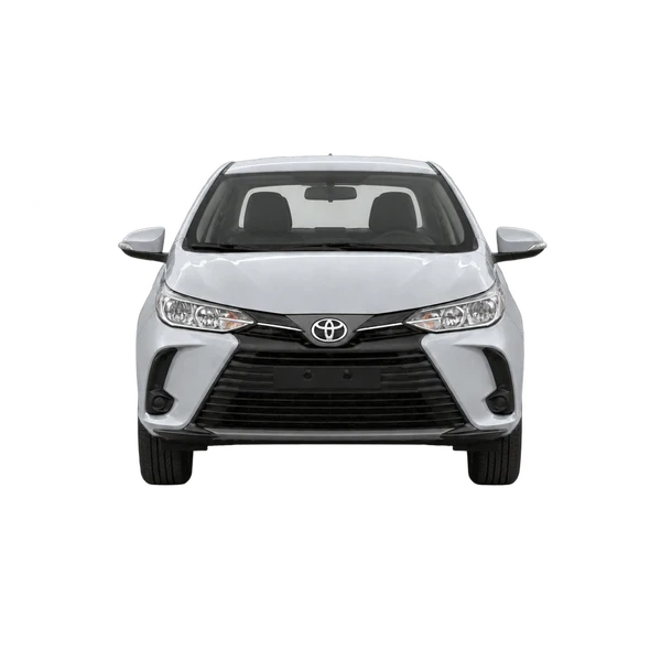silver 2022 Toyota Vios front view
