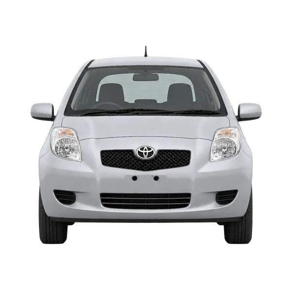 silver 2006 Toyota Vitz front view