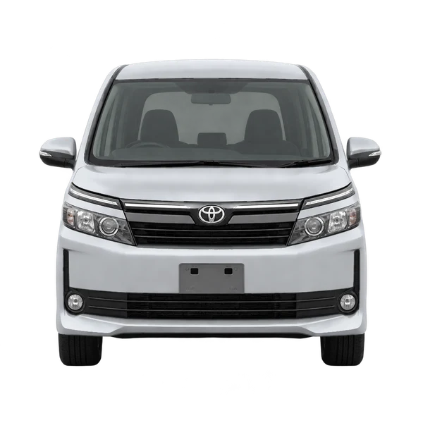 silver 2014 Toyota Voxy front view