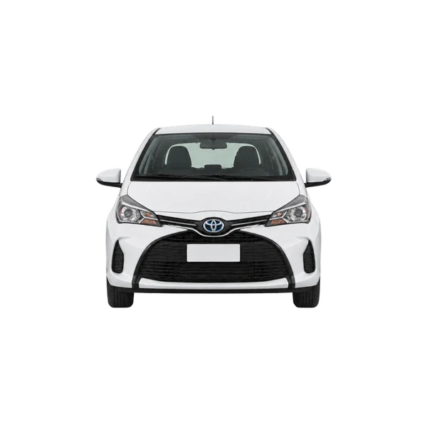white 2021 Toyota Yaris front view