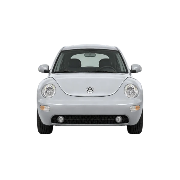 silver 2002 Volkswagen Beetle front view