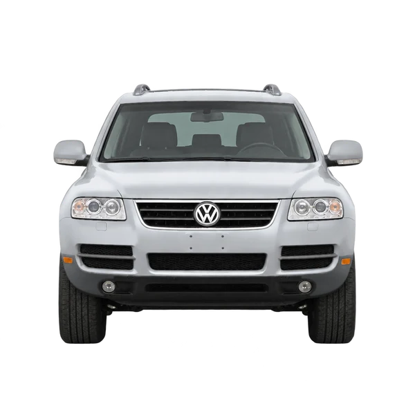silver 2008 Volkswagen Touareg front view