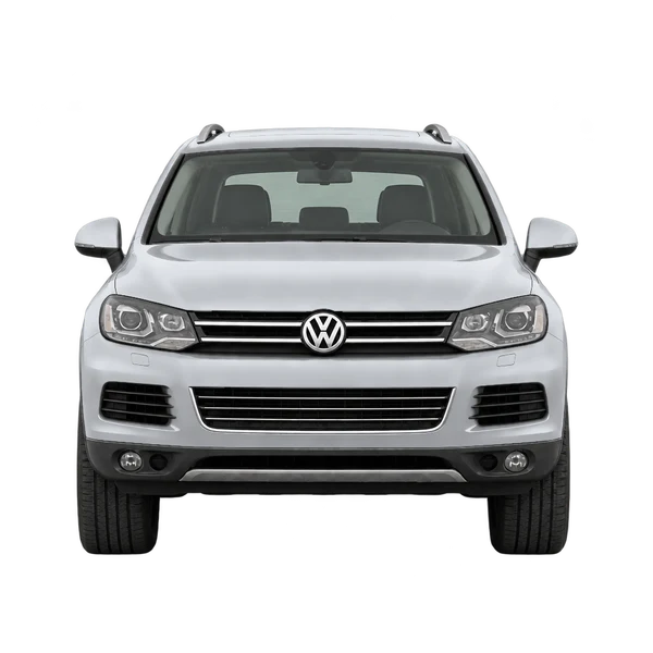 silver 2014 Volkswagen Touareg front view