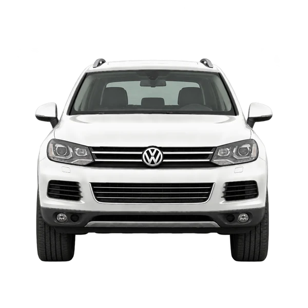 white 2017 Volkswagen Touareg front view