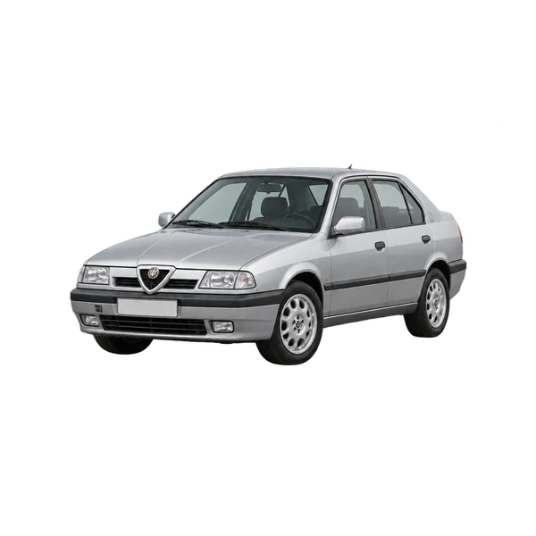 silver 2010 Alfa Romeo 33 front three-quarter (facing left) view