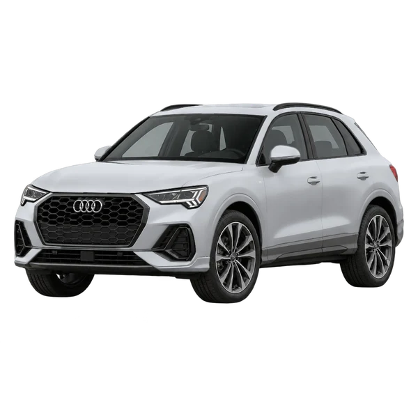 2027 AUDI Q3 — Front three-quarter (facing left), silver