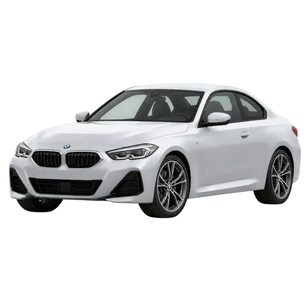 2026 BMW 2 SERIES — Front three-quarter (facing left), silver