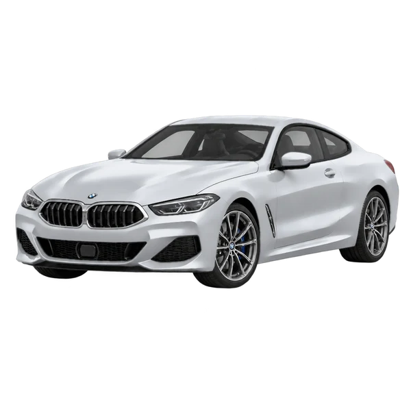 2017 BMW 8 SERIES — Front three-quarter (facing left), silver