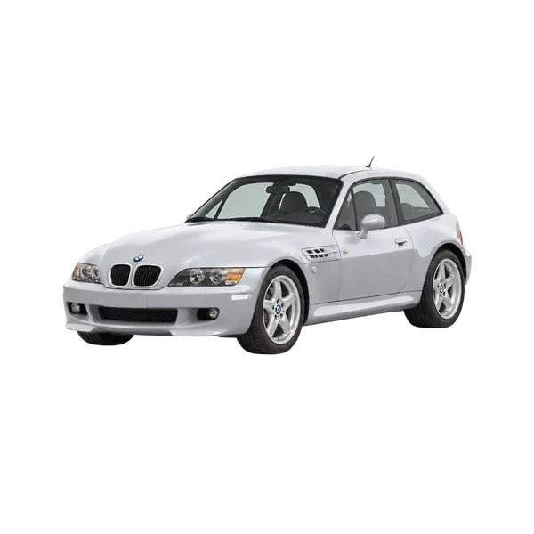 silver 2002 BMW Z3 Coupe front three-quarter (facing left) view