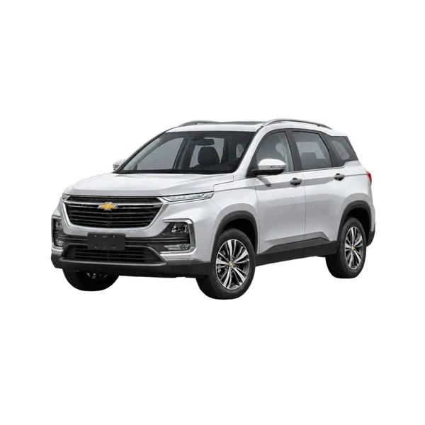 silver 2022 Chevrolet Captiva front three-quarter (facing left) view