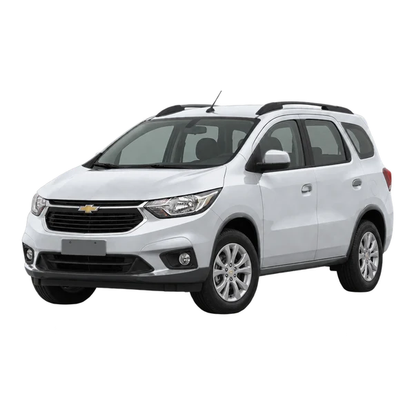 silver 2022 Chevrolet Spin front three-quarter (facing left) view