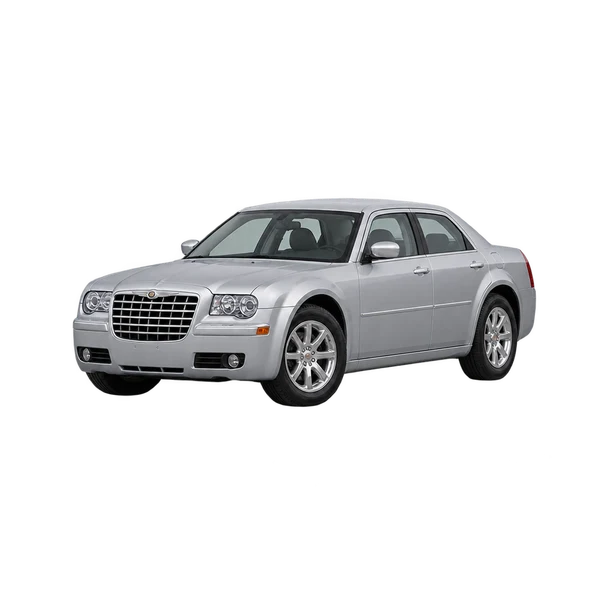 2006 CHRYSLER 300 — Front three-quarter (facing left), silver