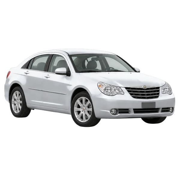 silver 2007 Chrysler Sebring front three-quarter (facing left) view