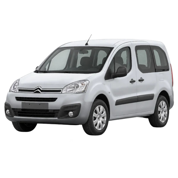 silver 2018 Citroën Berlingo front three-quarter (facing left) view