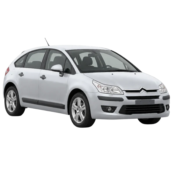silver 2010 Citroën C4 front three-quarter (facing left) view