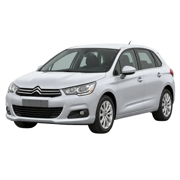 silver 2016 Citroën C4 front three-quarter (facing left) view