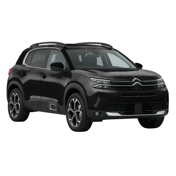 black 2026 Citroën C5 Aircross front three-quarter (facing left) view