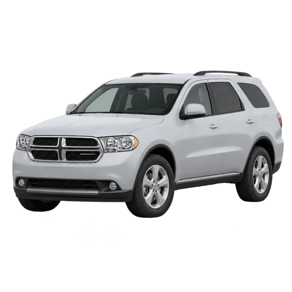 silver 2026 Dodge Durango front three-quarter (facing left) view