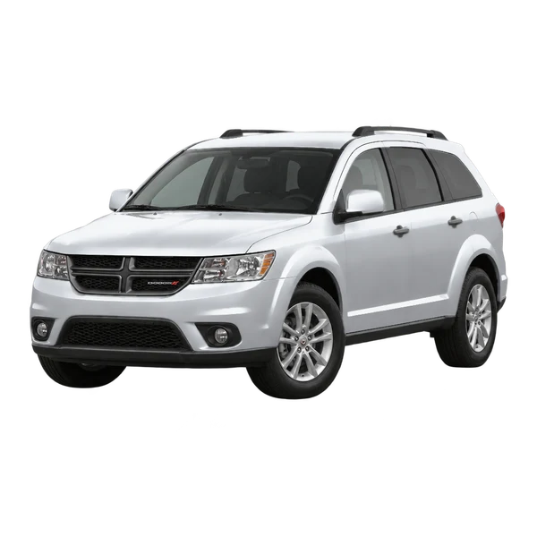 silver 2023 Dodge Journey front three-quarter (facing left) view