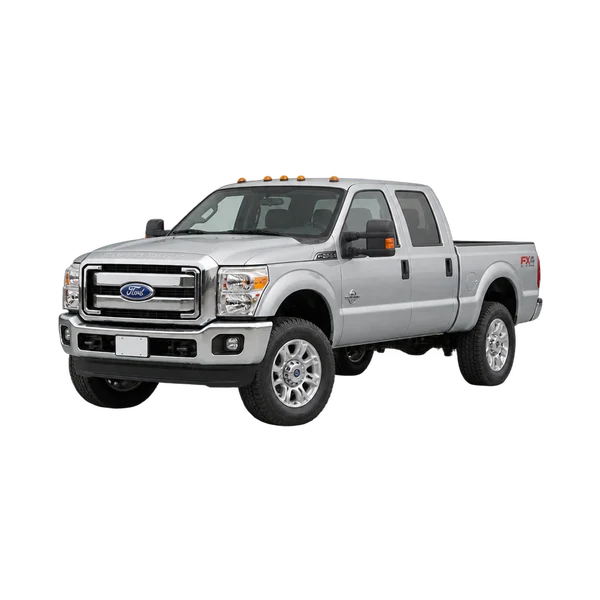 silver 2012 Ford F-350 front three-quarter (facing left) view