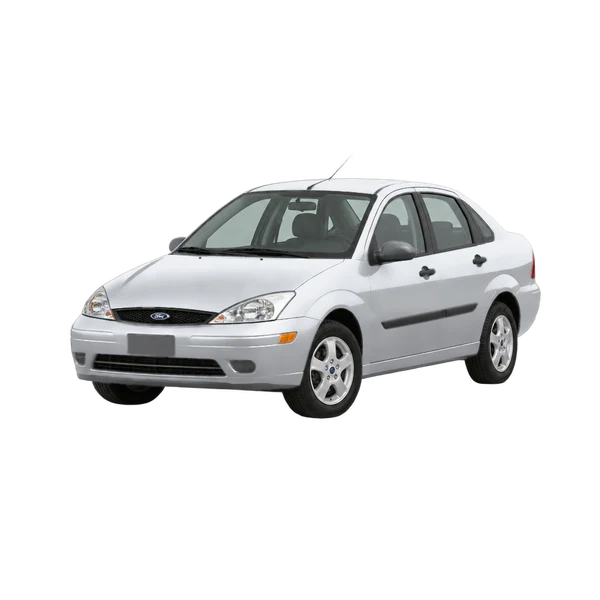 silver 2004 Ford Focus front three-quarter (facing left) view