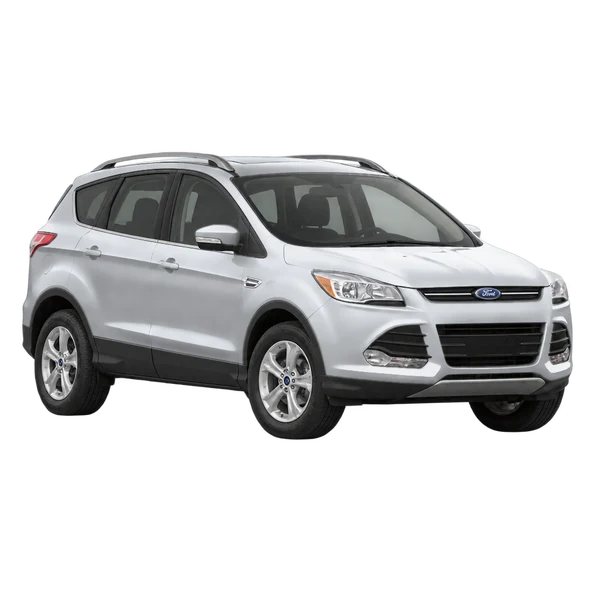 silver 2014 Ford Kuga front three-quarter (facing left) view