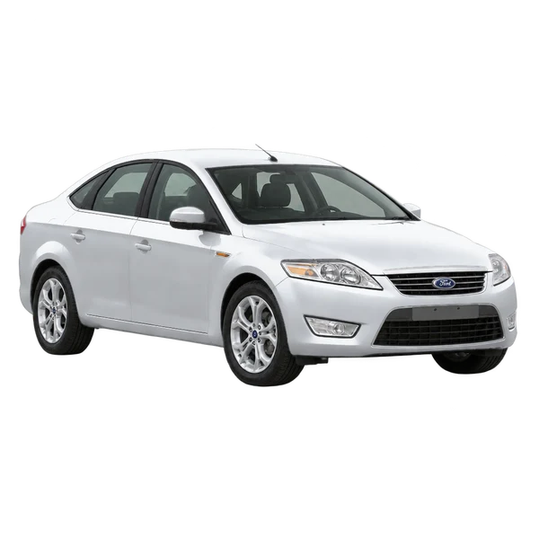 silver 2010 Ford Mondeo front three-quarter (facing left) view