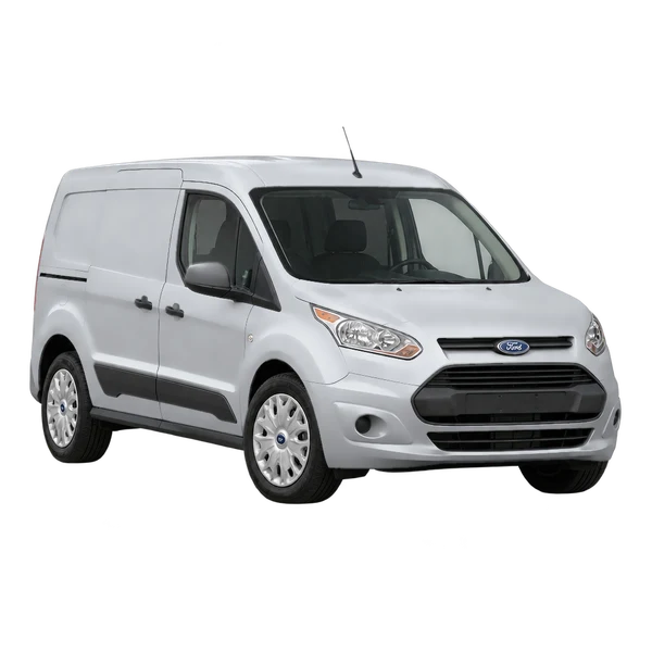 2026 FORD Transit Connect — Front three-quarter (facing left), silver