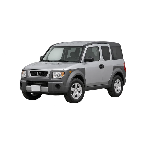 silver 2009 Honda Element front three-quarter (facing left) view