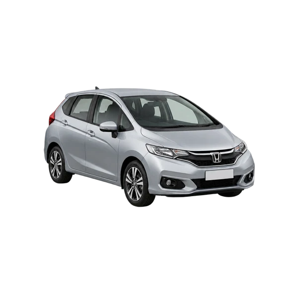 silver 2020 Honda Jazz front three-quarter (facing left) view