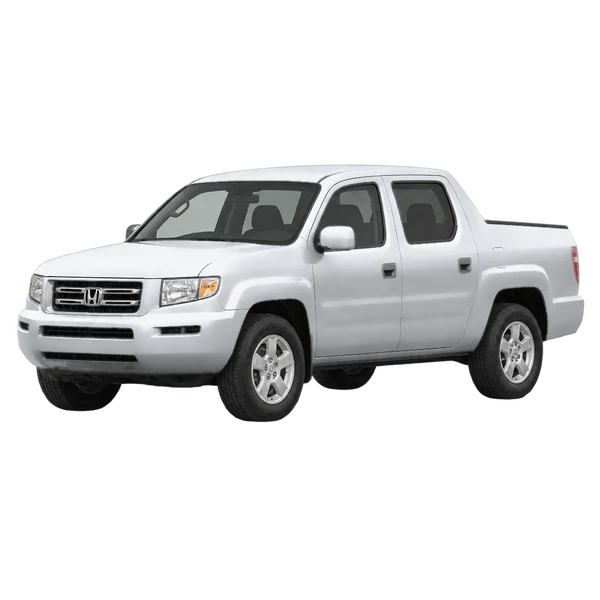 silver 2013 Honda Ridgeline front three-quarter (facing left) view