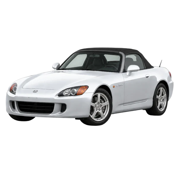 silver 2003 Honda S2000 front three-quarter (facing left) view