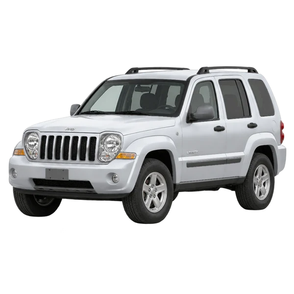 silver 2012 Jeep Liberty front three-quarter (facing left) view