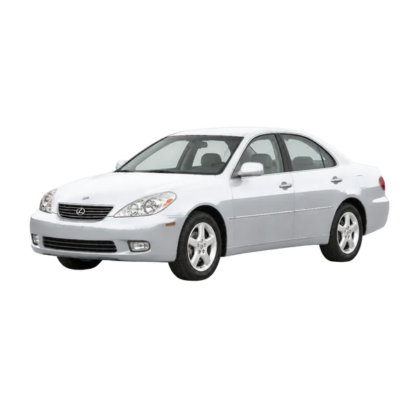 silver 2001 Lexus IS front three-quarter (facing left) view