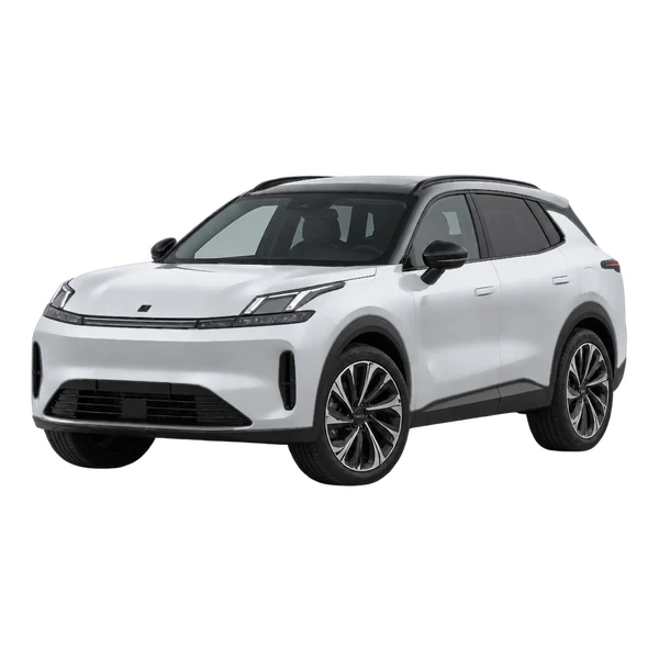 silver 2026 Lynk&CO Lynk CO 08 front three-quarter (facing left) view